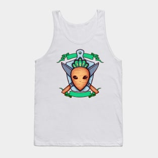 Carrot and Knife Coat of Arms Tank Top